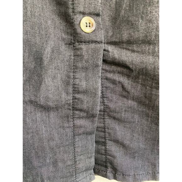 Chic Black Cotton-Blend Skirt - Size Large - Picture 4 of 9